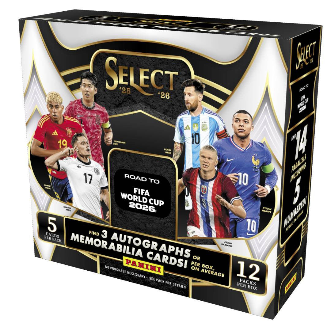 2025/26 Panini Select Road To FIFA World Cup 2026 Soccer Hobby Box
