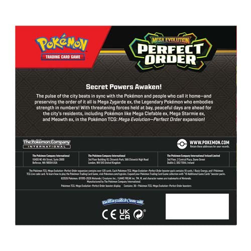 Mega Evolution Perfect Order Booster Box X 6 (Case) Pokemon TCG - Image 6