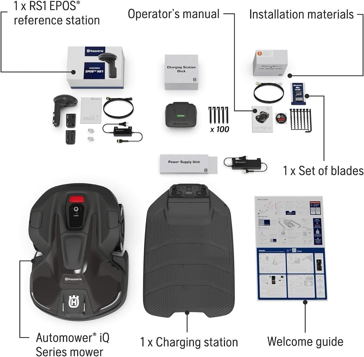 Husqvarna 440iQ Robotic Lawn Mower, 2 Acre, Wire-Free, Charging Station - Image 29