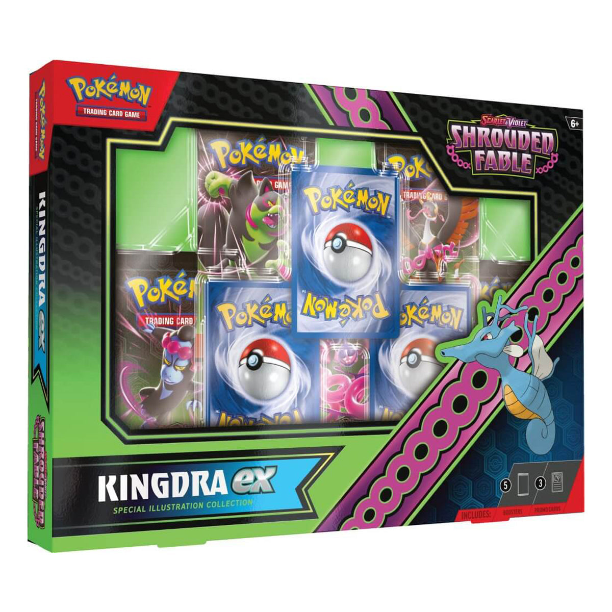 Scarlet & Violet Shrouded Fable Kingdra/Greninja ex Special Collection (Pair) POKEMON TCG - Image 2
