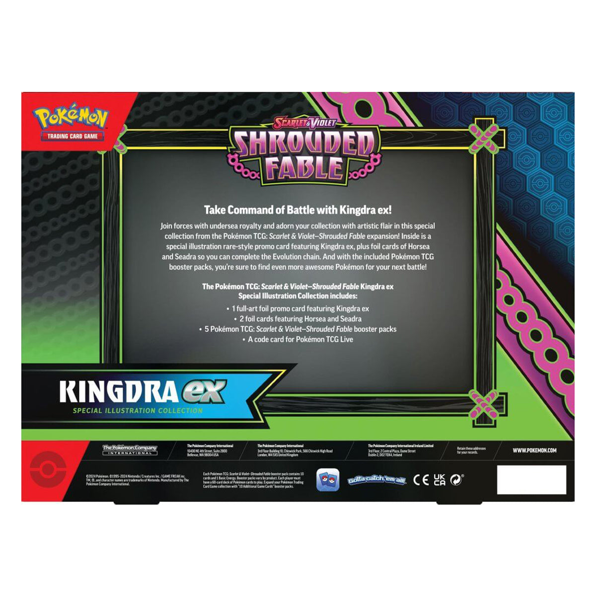 Scarlet & Violet Shrouded Fable Kingdra/Greninja ex Special Collection (Pair) POKEMON TCG - Image 3