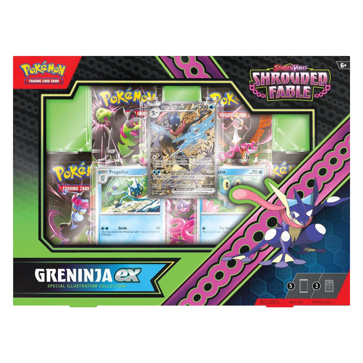 Scarlet & Violet Shrouded Fable Kingdra/Greninja ex Special Collection (Pair) POKEMON TCG - Image 5