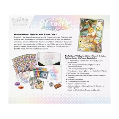Pokemon TCG Prismatic Evolutions Pokemon Center Elite Trainer Box - Image 9