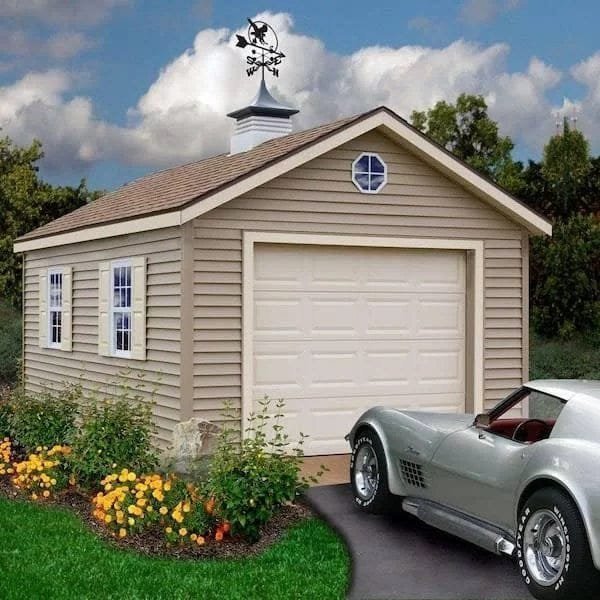 Best barns Greenbriar 12’x20′ Wood Garage Barn Kit-Installation Included - Image 4