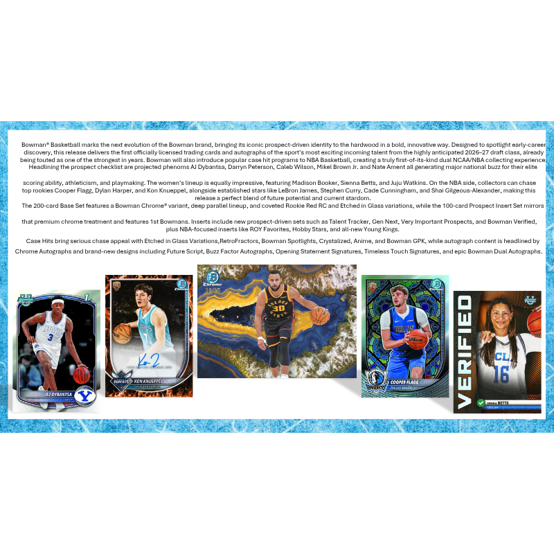 2025/26 Bowman Basketball Jumbo Box - Image 4