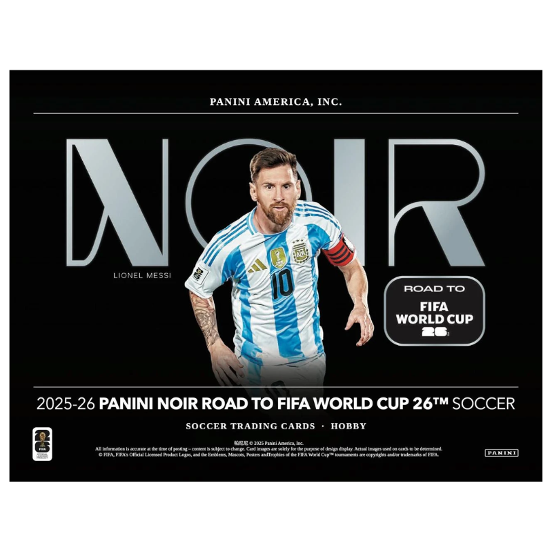 2025/26 Panini Noir Road to World Cup Soccer Hobby Box - Image 3