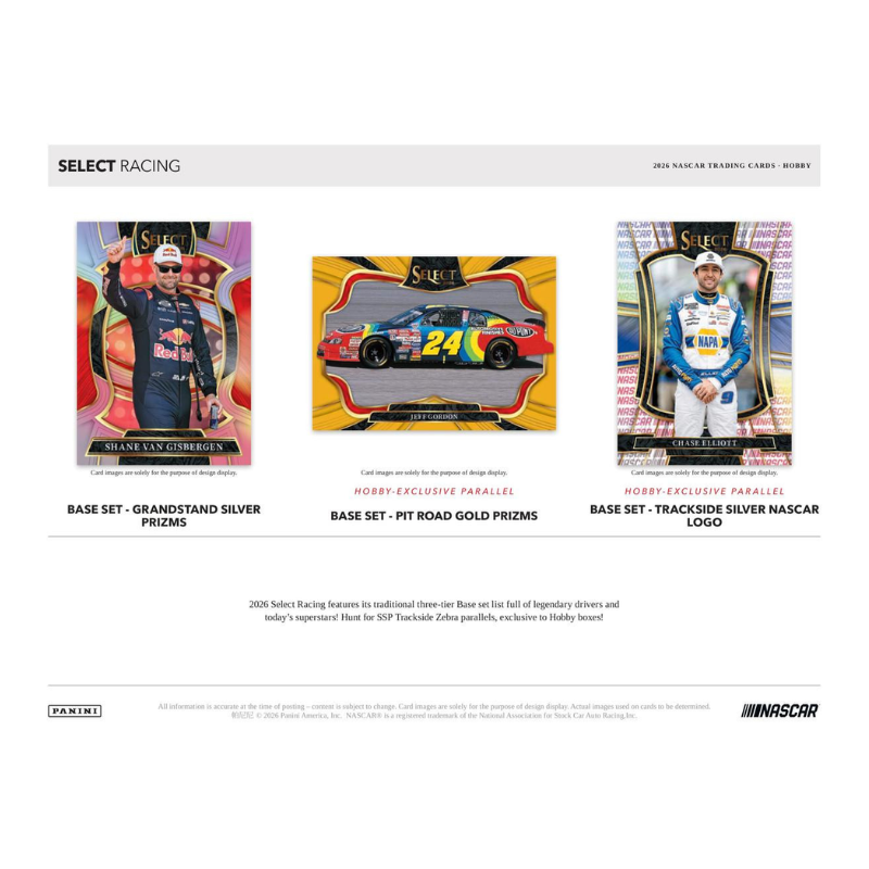 2026 Panini Select Racing Hobby Box - Image 4