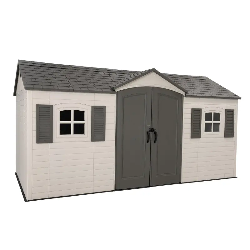 Lifetime 15′ x 8′ Outdoor Storage Sheds - Image 4